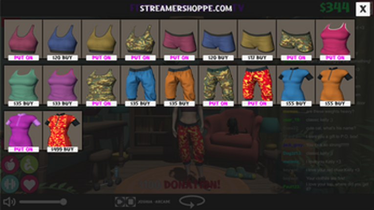 Streamer Simulator Fitness Girl Kelly Image