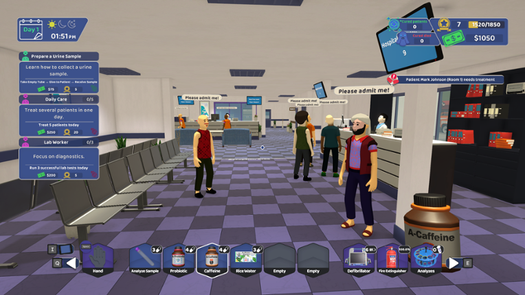 Two Hands Hospital Assistant Simulator Image