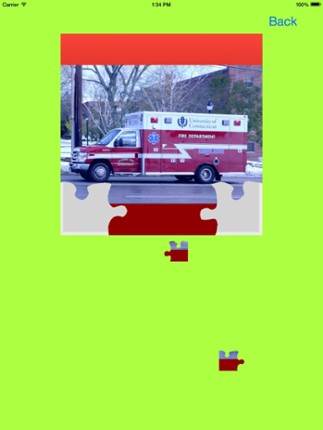 Ambulance Jigsaw Puzzles screenshot