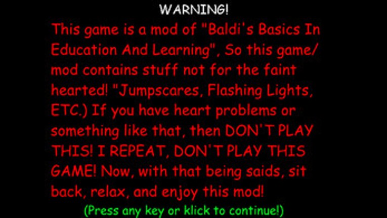 Baldi's Basics Valentine's Day 1.4.3 Port screenshot