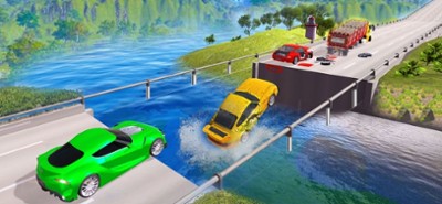 Car vs Deep Water:Beam Driver Image