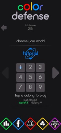 Color Defense - A TD Puzzler screenshot