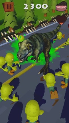 Dinosaur VS Zombie screenshot