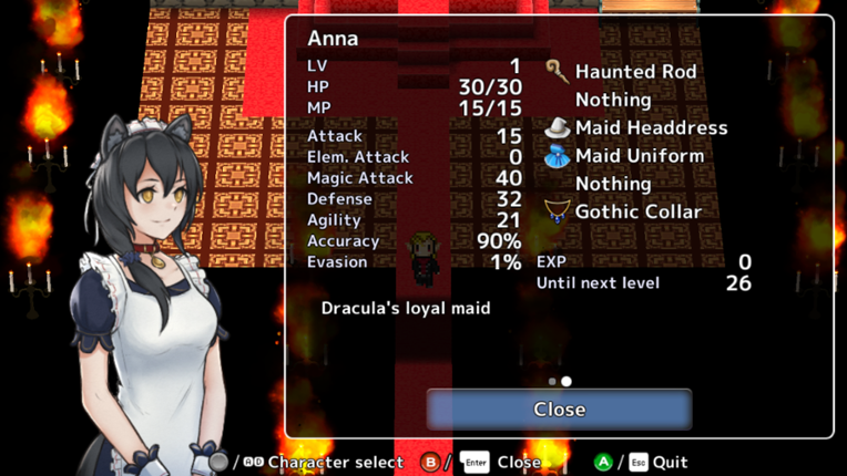 Dracula: A Gothic RPG screenshot