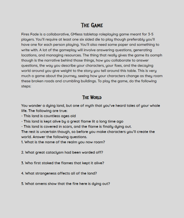 Fires Fade screenshot