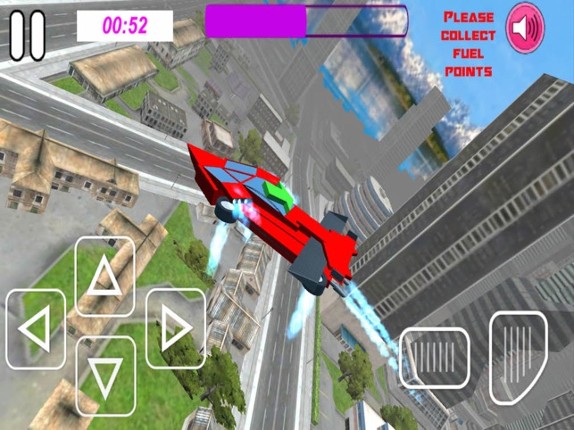 Flying Car Driving Simulator - Wings Flying N Driving 2016 screenshot
