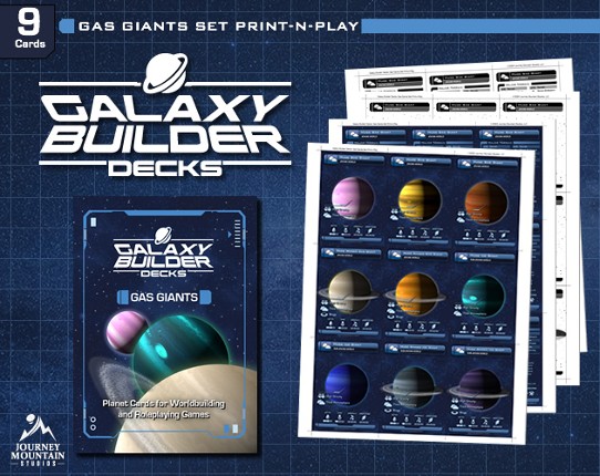 Galaxy Builder Decks: Gas Giants Set Game Cover