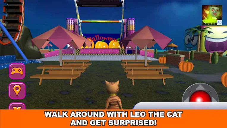 Halloween Cat Theme Park 3D screenshot