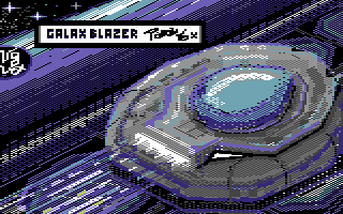 Galax Blazer C64 Game Cover