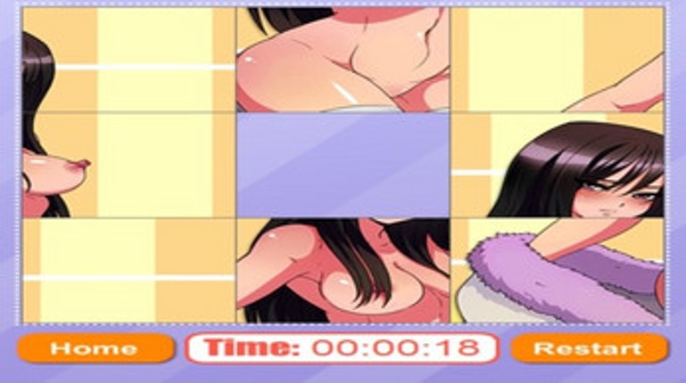 Hentai Girl Slide Puzzle screenshot
