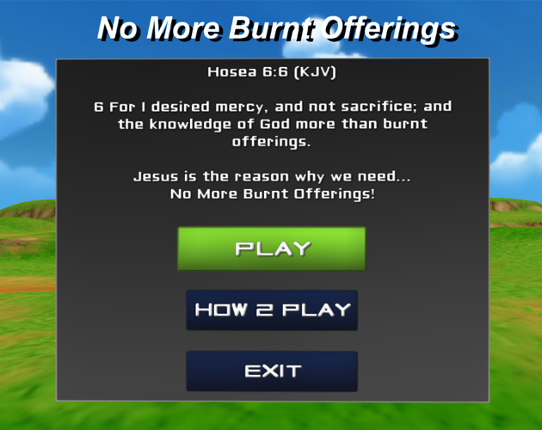 No More Burnt Offereings Game Cover