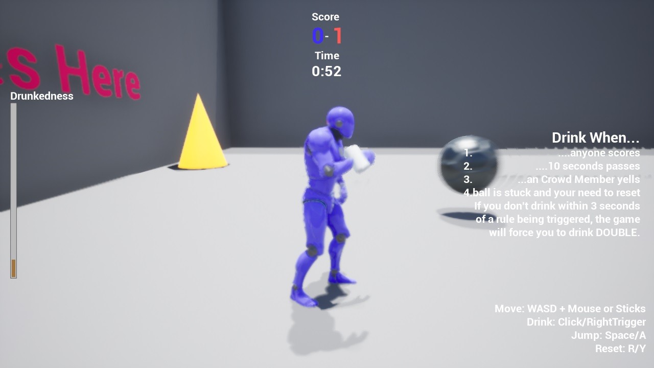 Games like LDJam: Participating in a Drinking Game While Playing Soccer