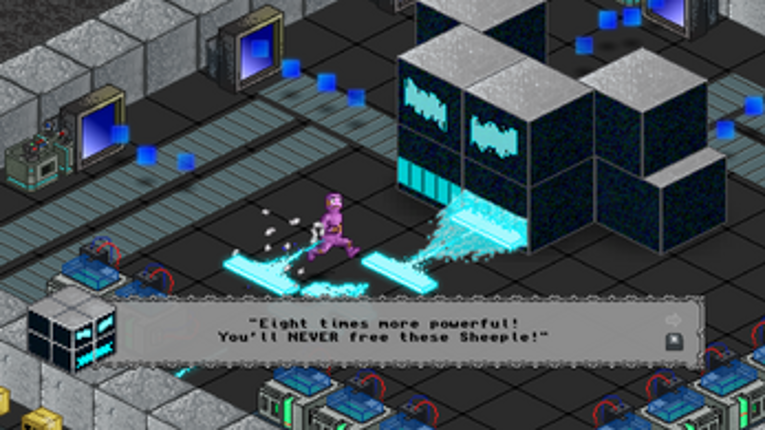 Patchman vs. Blue Squares Image