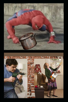Spider-Man Hitting Floor screenshot