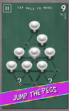 Triangular Peg Solitaire screenshot