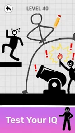 Save Stickman: Brain Draw Line screenshot