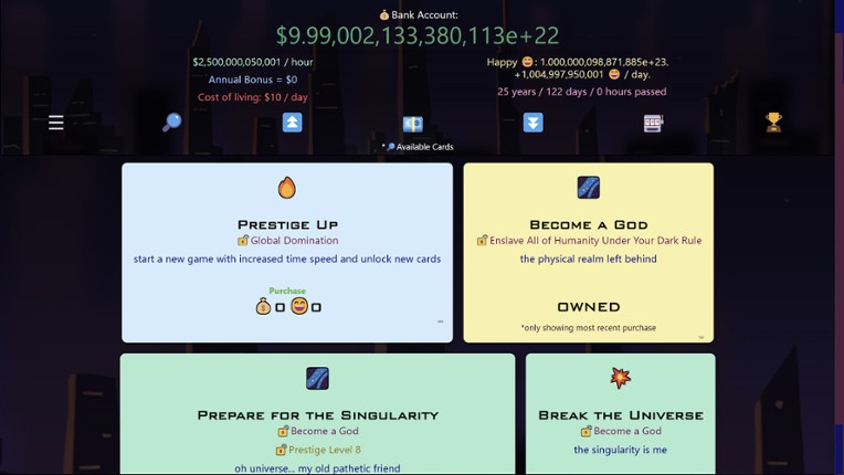 Idle Trillionaire screenshot