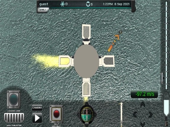 Intergalactic Rocket Landing screenshot