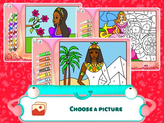 Pretty Princess Coloring Book screenshot