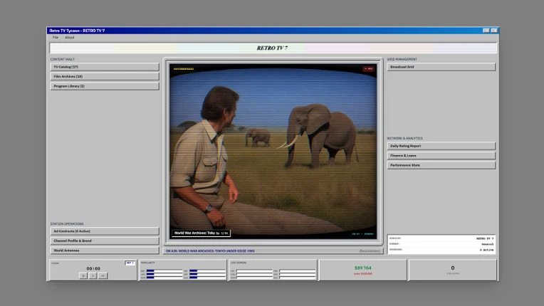 Retro TV Tycoon screenshot