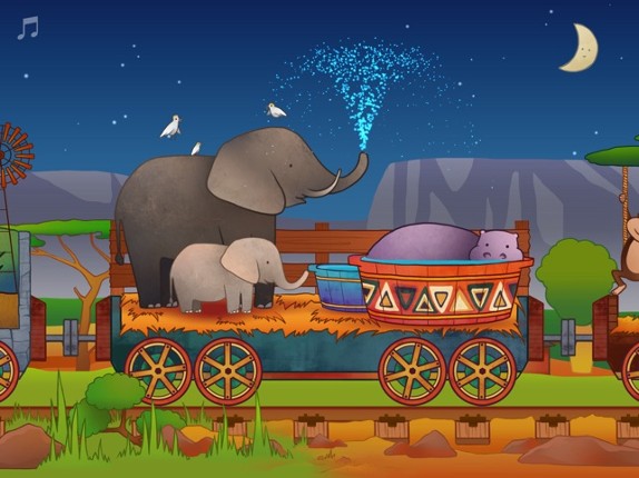 Safari Train for Toddlers screenshot