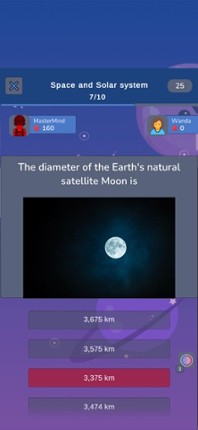 Space Knowledge Quiz screenshot