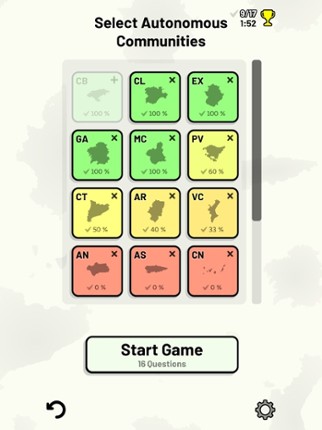 Spanish Autonomous Communities screenshot