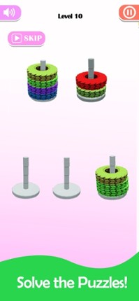 Stack Sort - Color Hoop screenshot