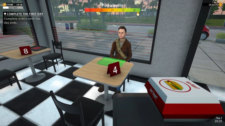 Street Food Restaurant Owner Image