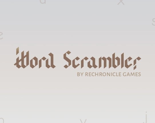 Word Scrambler Image