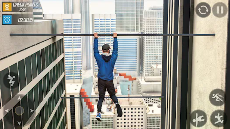 Only Going Up Parkour Rooftop screenshot