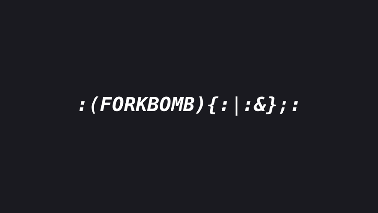 :(FORKBOMB){:|:&};: Game Cover