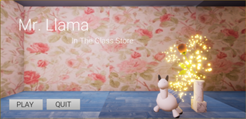 Mr. Llama In The Glass Store Image
