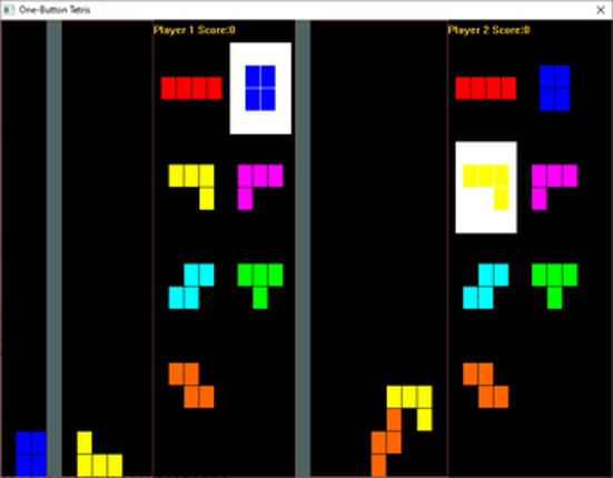 One-Button TETRIS screenshot
