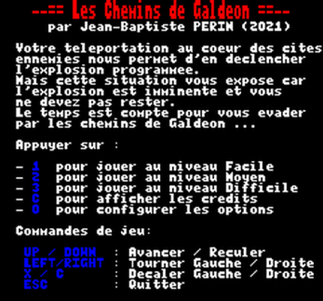 Les Chemins de Galdeon (Oric) Image