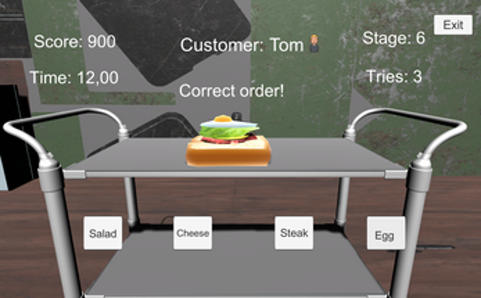 Make a sandwich screenshot