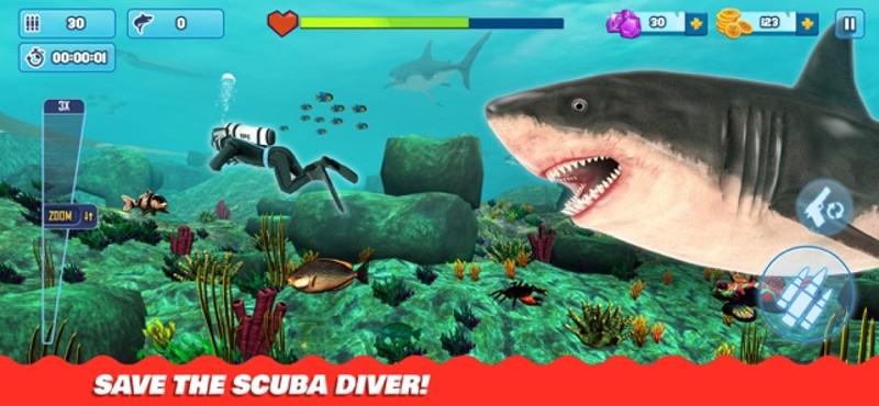 Shark Hunting Games: Sniper 3D screenshot