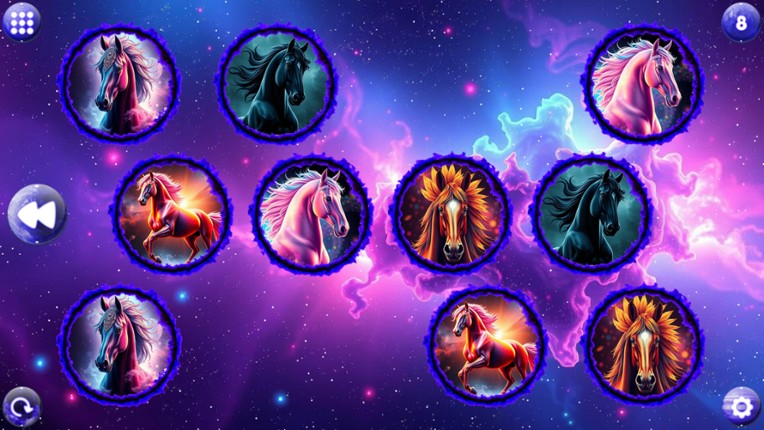 Space Memory: Horses screenshot