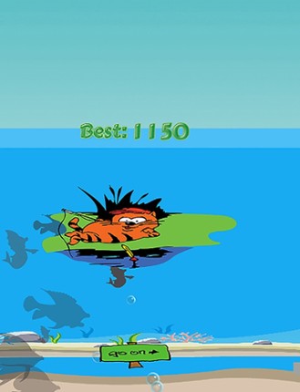 Winter fishing games screenshot