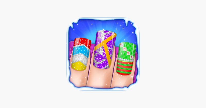 Xmas Beauty Nail Salon Game Cover