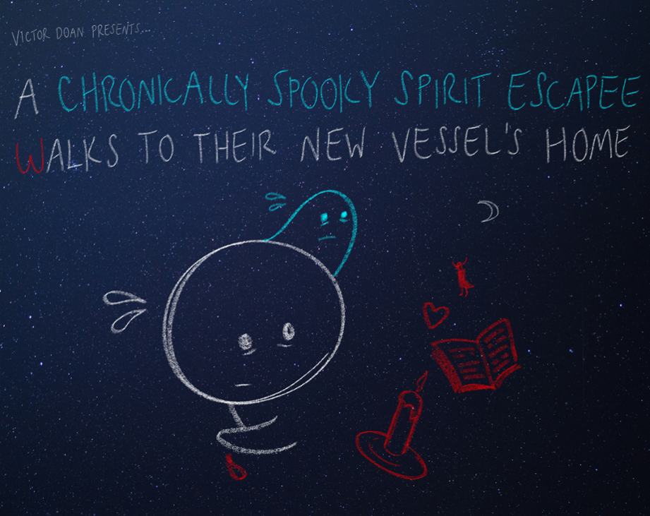 Games like A Chronically Spooky Spirit Escapee Walks to Their New Vessel's Home