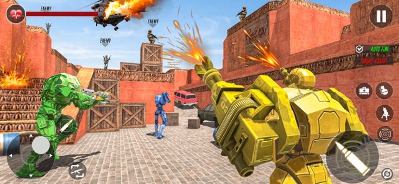 Epic Battle Robot Sim War Game Image