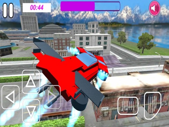 Flying Car Driving Simulator - Wings Flying N Driving 2016 screenshot