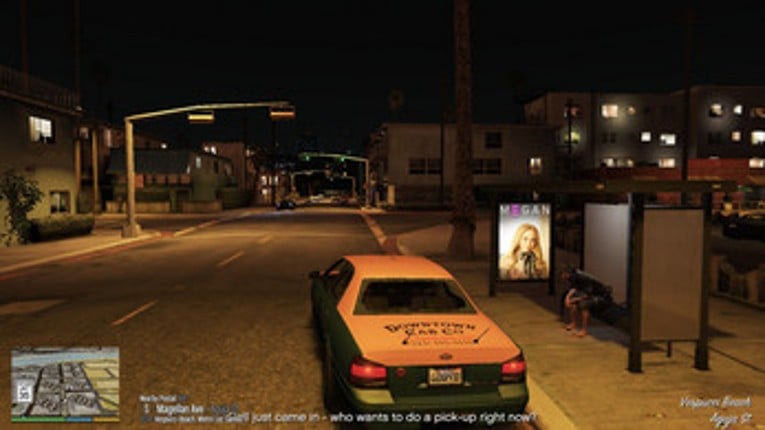 Bus Stop Ads (Fast Food) for GTA V (PC Only) screenshot