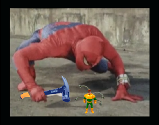 Spider-Man Hitting Floor Image
