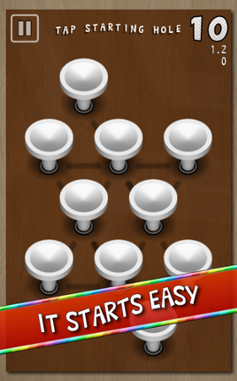 Triangular Peg Solitaire screenshot