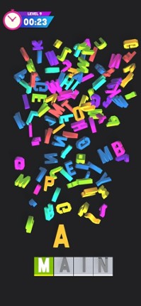 Letter Stack 3D screenshot