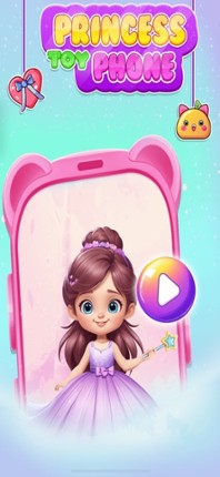 Pink Princess Learning Phone screenshot