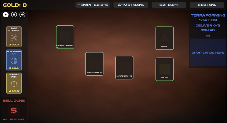 Stacking Mars Image