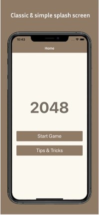 2048 - puzzle number screenshot